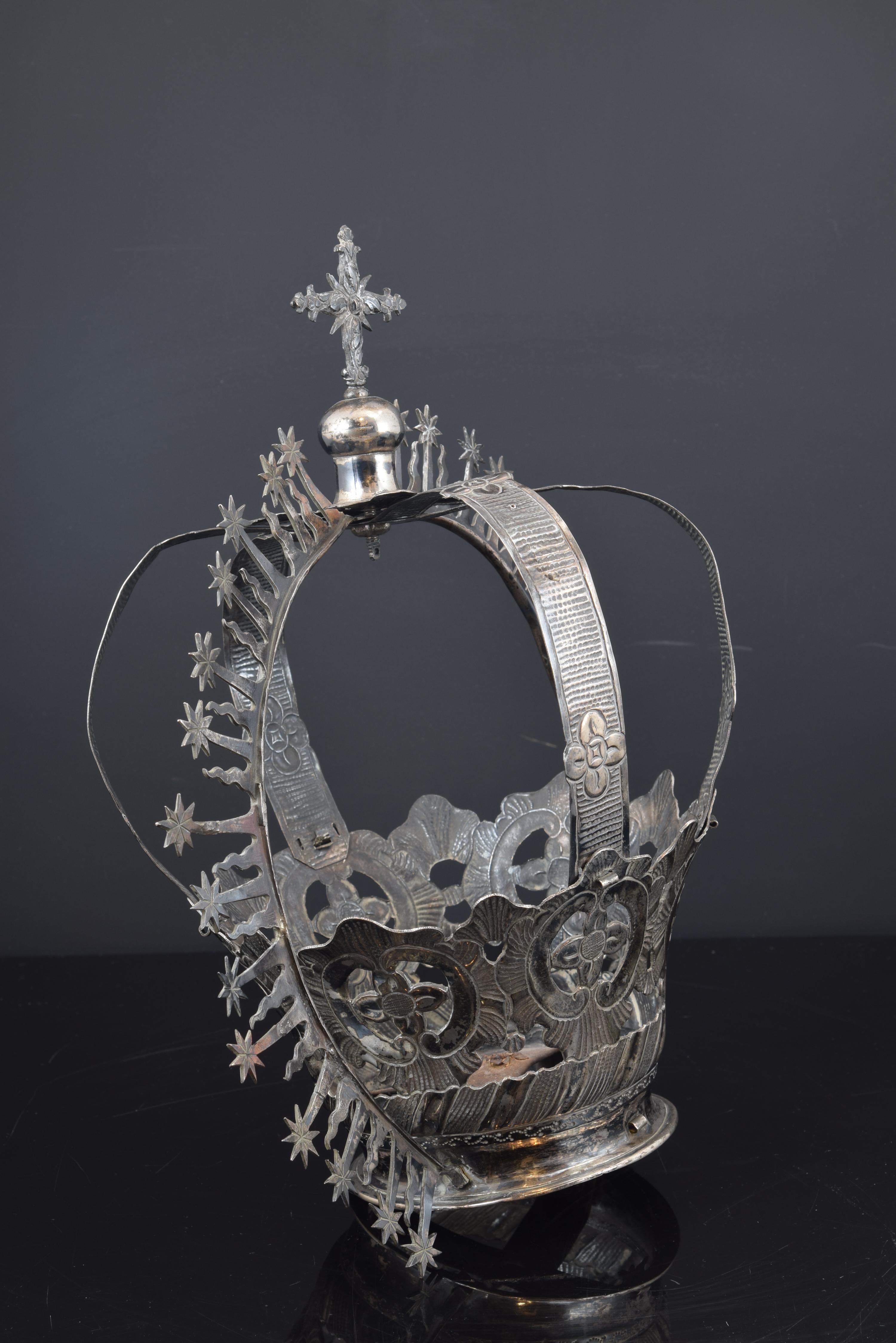 Neoclassical Silver Crown, 18th Century