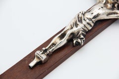 Silver crucifix with Jesus Christ