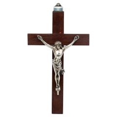 Silver crucifix with Jesus Christ