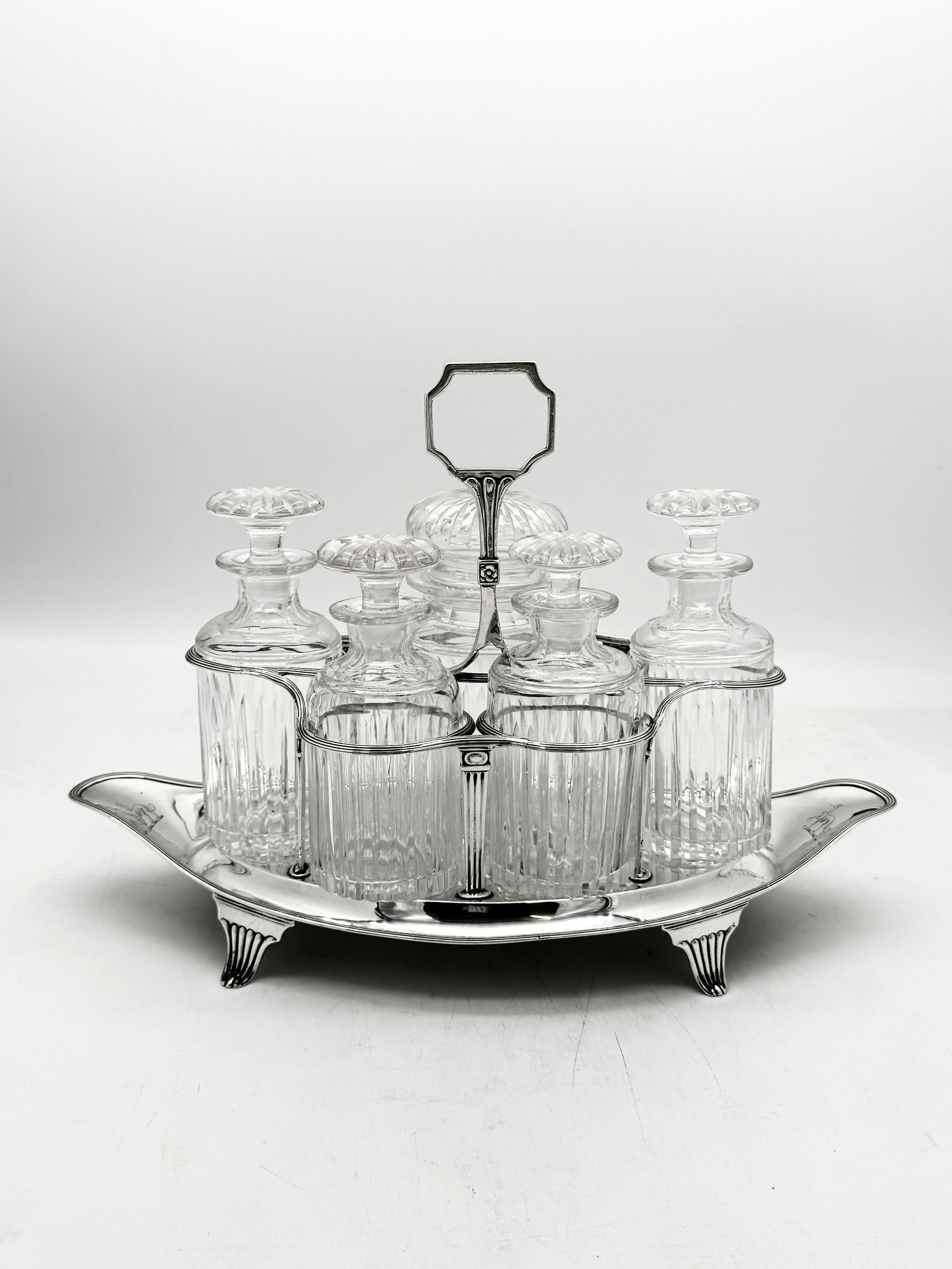Set di ampolle d'argento in vendita 7