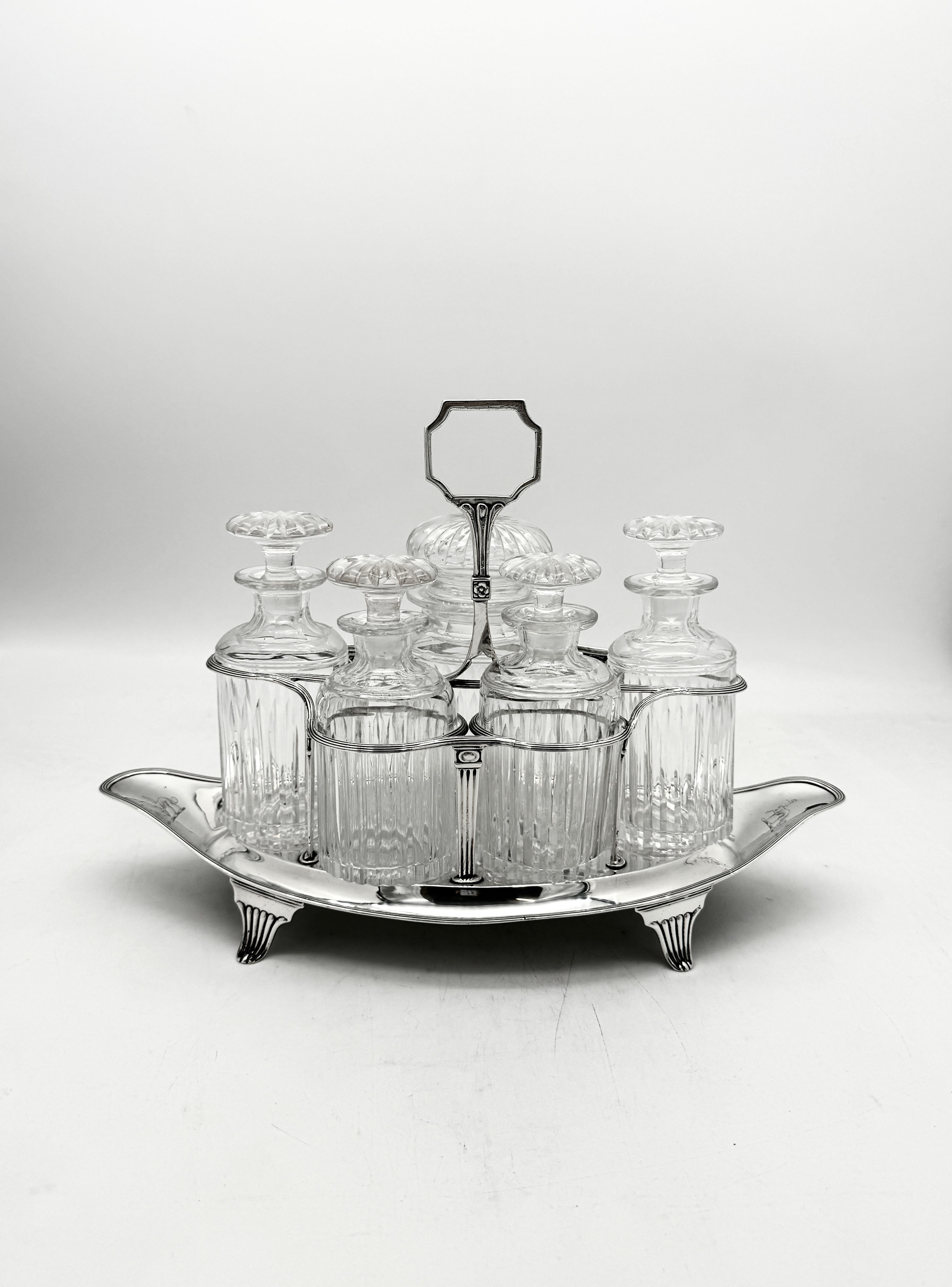 Set di ampolle d'argento in vendita 8