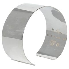 Silver Cuff Bracelet by Wiwen Nilsson Made Year 1960