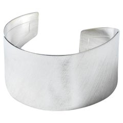 Silver Cuff Bracelet Made by Swedish master Carl Martenz