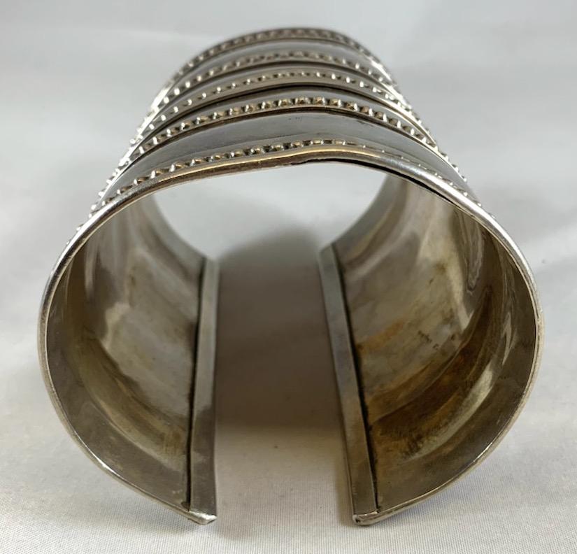Women's or Men's Silver Cuff, Rajasthan, India For Sale