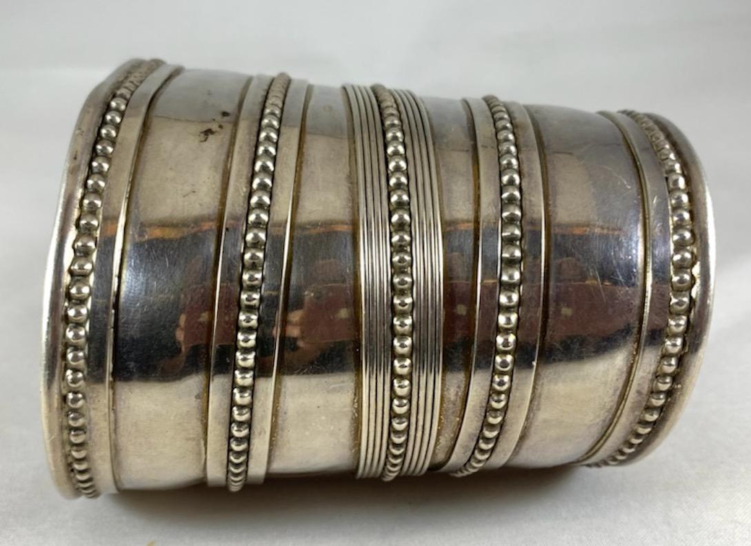 Silver Cuff, Rajasthan, India For Sale 1
