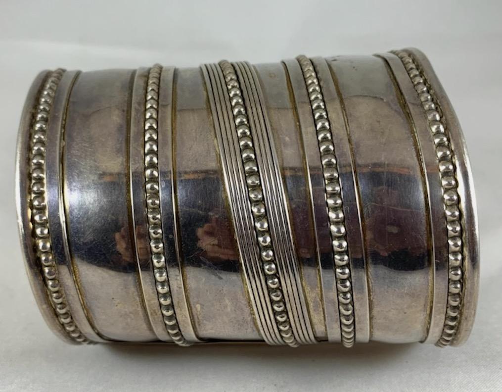 Silver Cuff, Rajasthan, India For Sale 2