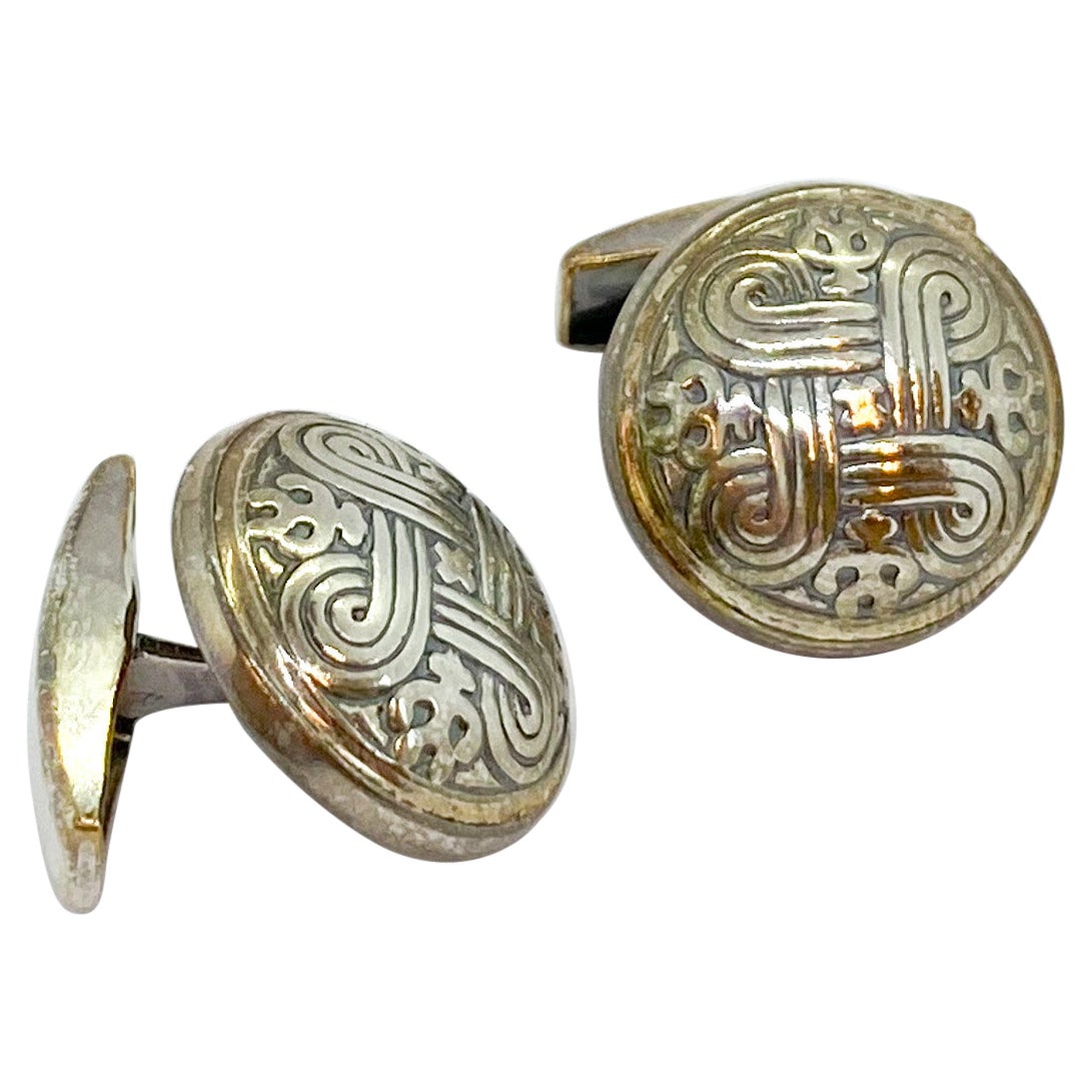 Silver Cufflinks Kalevala Koru Finland