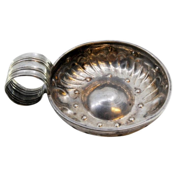 Silver cup for wine tasting