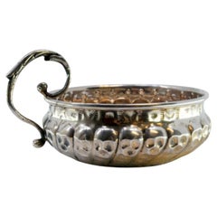 Silver cup for wine tasting