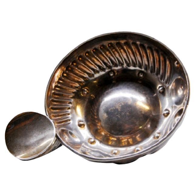 Silver cup for wine tasting