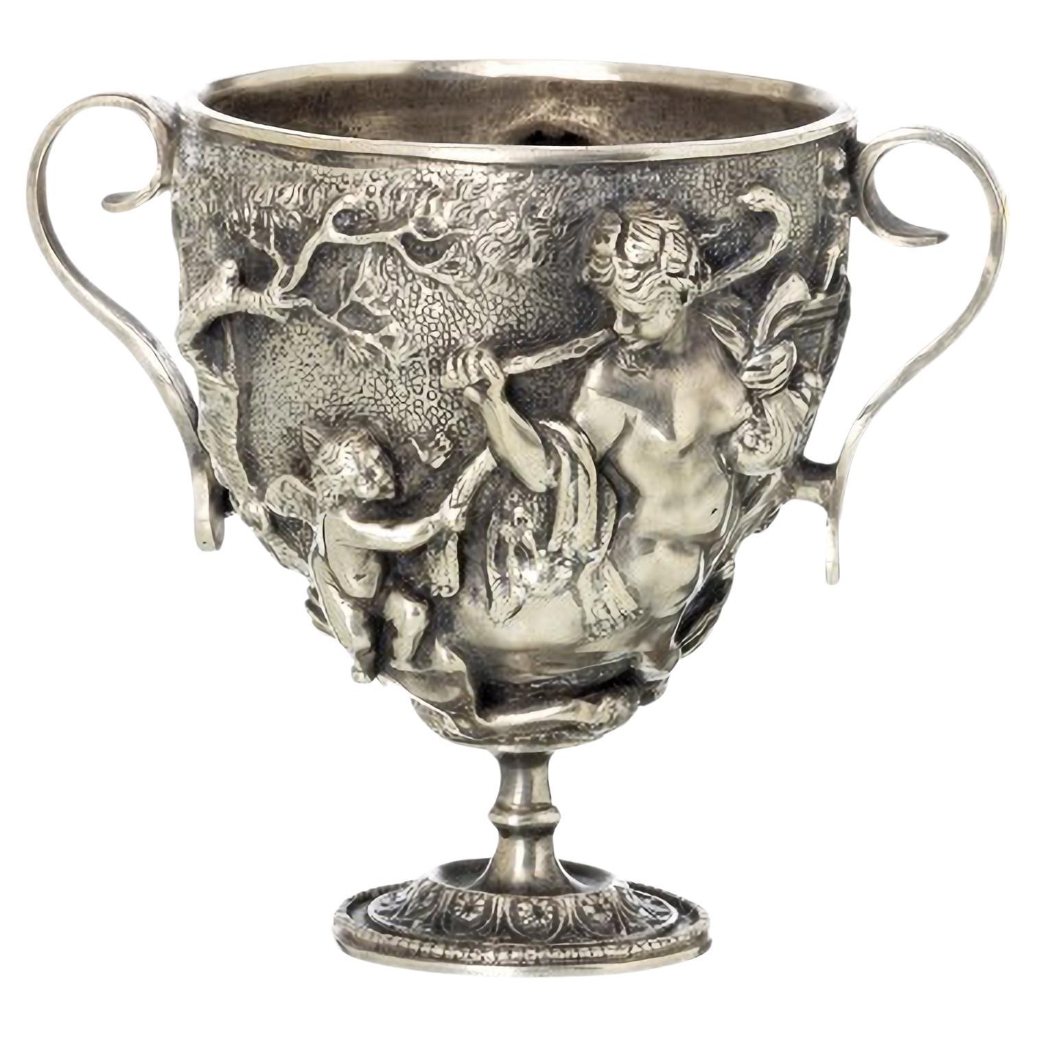 SILVER CUP Naples- Italy early 20th Century For Sale