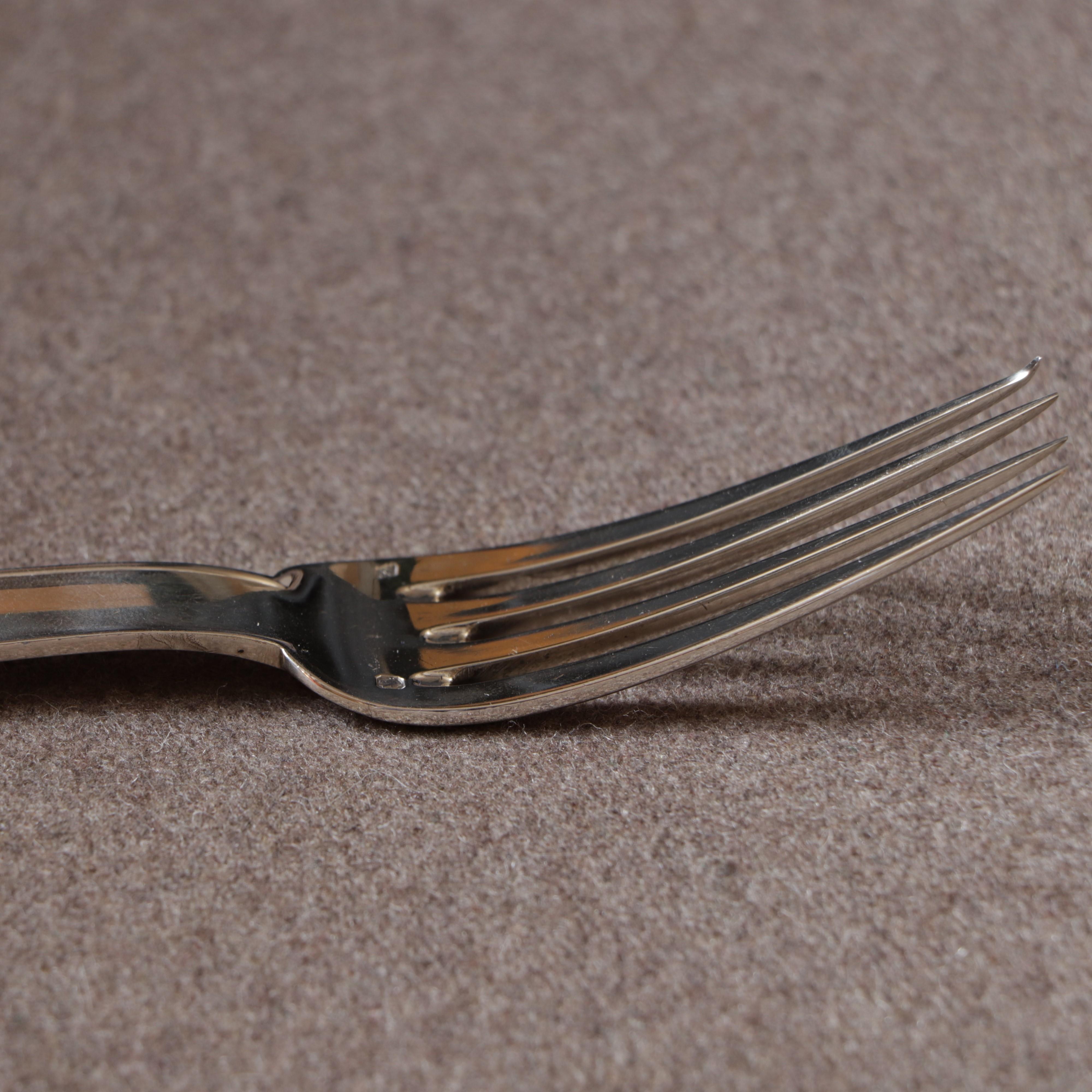 Silver Cutlery, Normandy Model, Jean E. Puiforcat 3