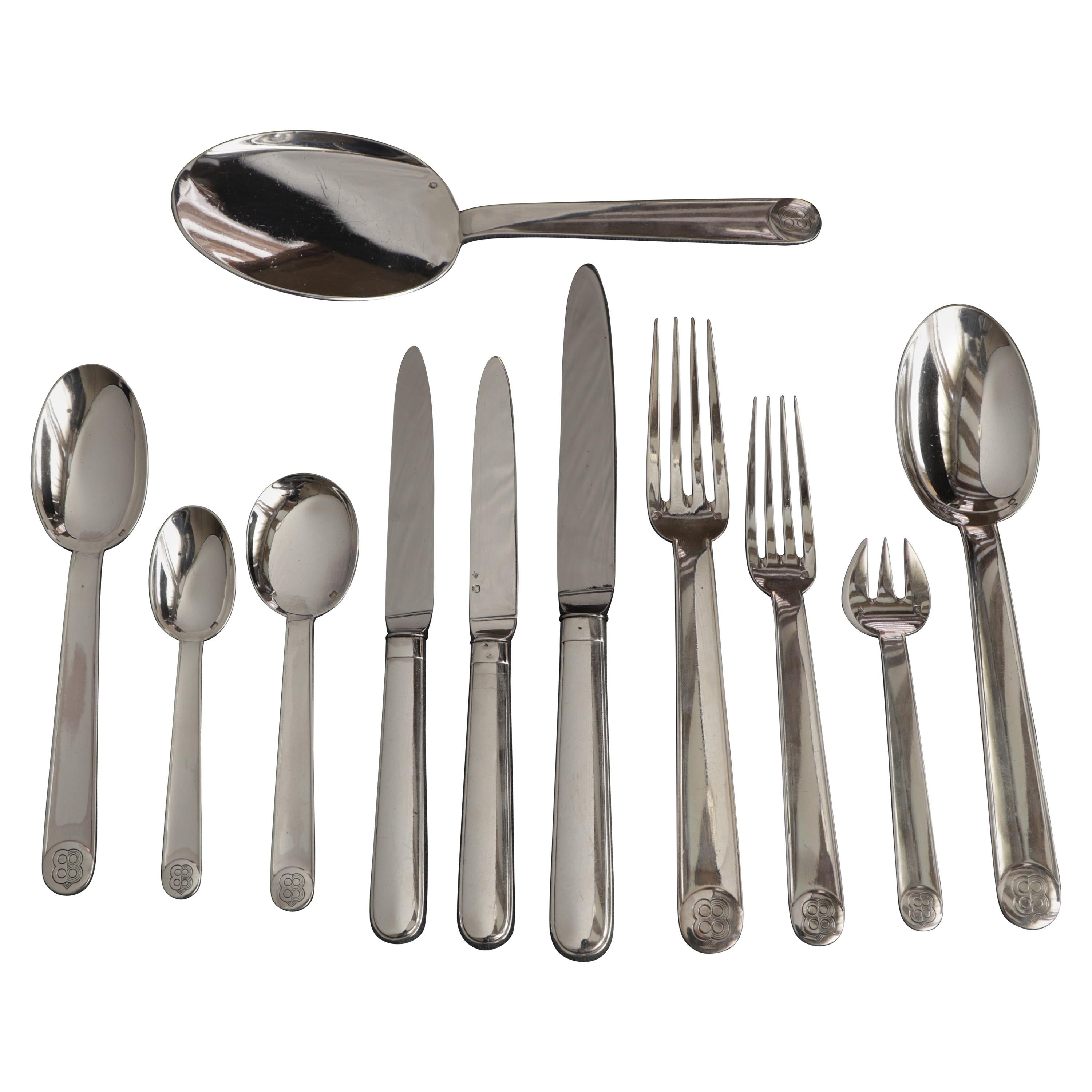 Silver Cutlery, Normandy Model, Jean E. Puiforcat