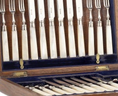Silver - Cutlery set - 19th century