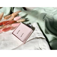 Silver Dainty Hoop Moissanite Earrings 925 Sterling Silver Earrings Gift For Her