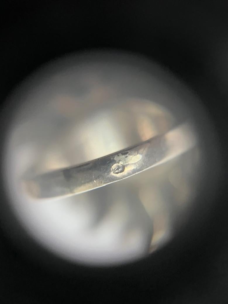 Anello in argento con margherita e strass In condizioni ottime in vendita a PARIS, FR