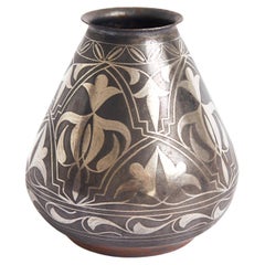 Vaso Damasquine d'argento