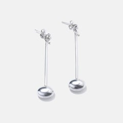 Silver Dangling Earrings by Vivianna Torun Bülow-Hübe