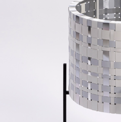 Silver Decorative Splot Design Nexum Cachepot 40 By Svetlana Golubeva