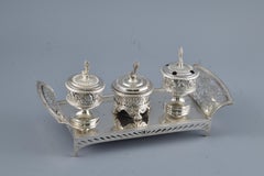 Silver Desk Writing Set, Platerías Martínez, Madrid, Spain, 1845