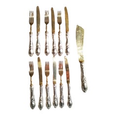 Silver Dessert Cutlery Set