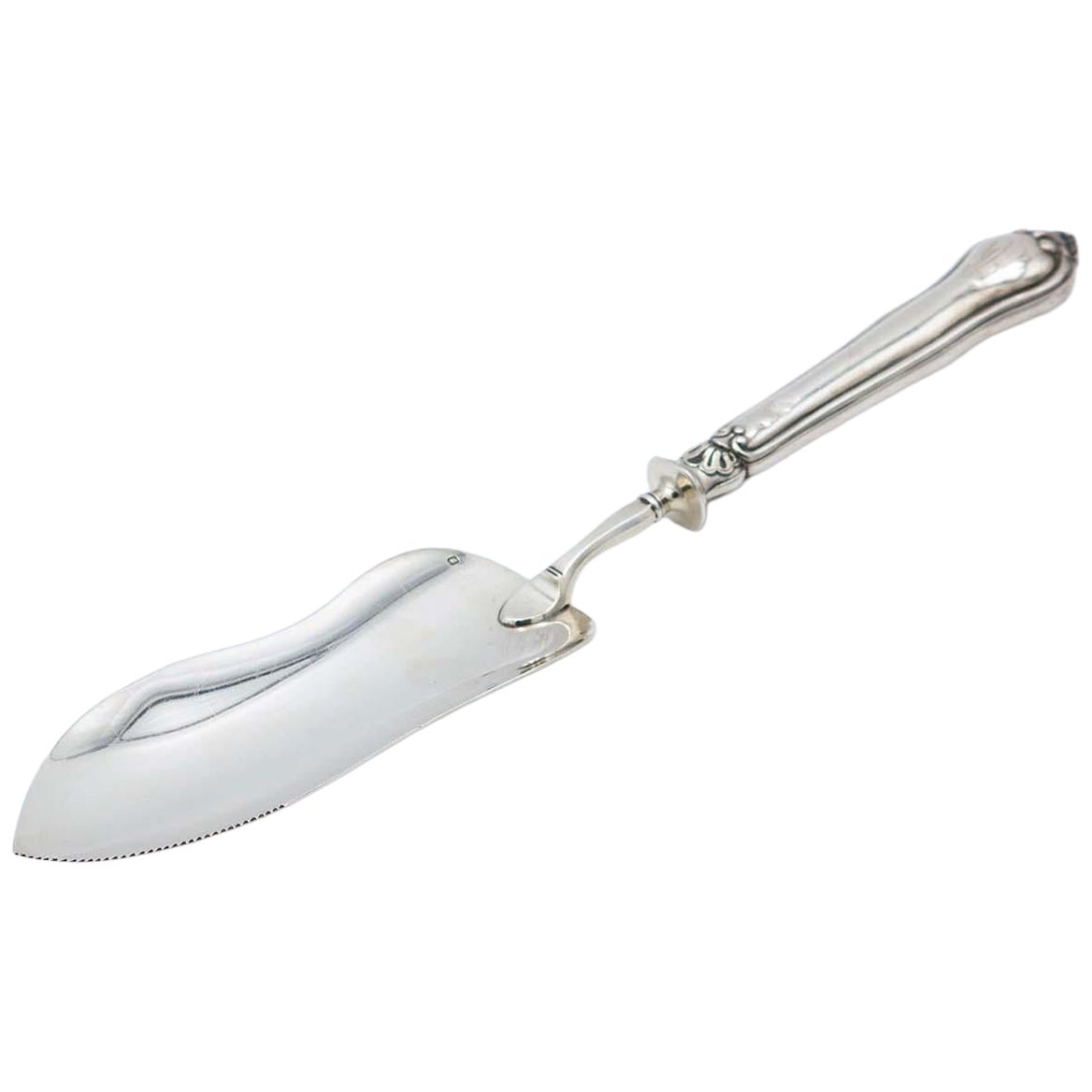 Silver dessert serving spatula