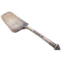 Silver dessert serving spatula