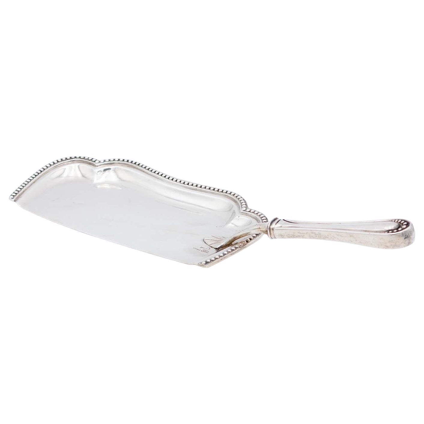 Silver dessert serving spatula