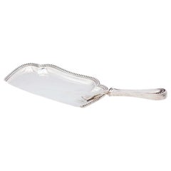 Silver dessert serving spatula