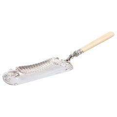 Silver dessert serving spatula