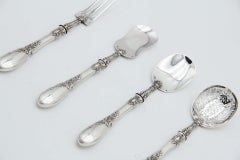 Silver dessert set