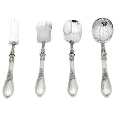 Silver dessert set