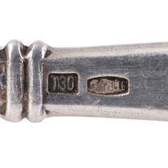 Silver Dessert Spoon, Jewelry Factory City Tallinn, Estonia (USSR) Tallinn, 1960