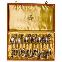 Silver Dessert Teaspoons, circa 1948