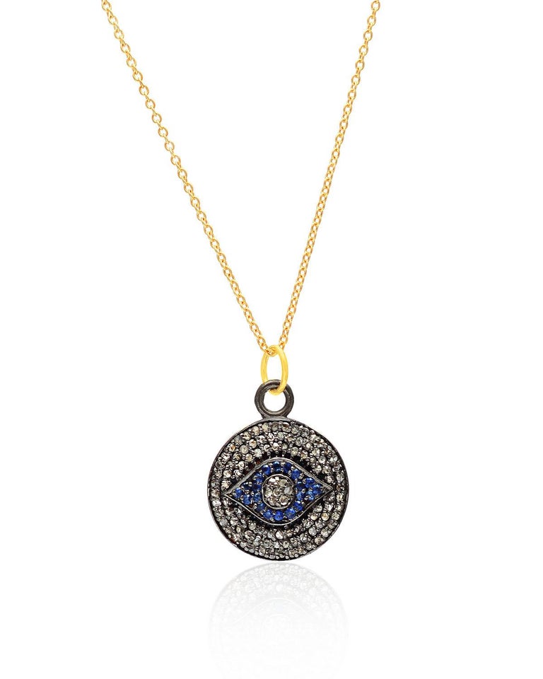 925 Sterling Silver 0.44cts Diamond Necklace For Sale at 1stDibs