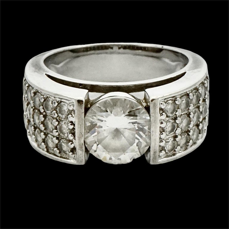 Fidanzamento Anelli Solitari Diamonique Anello Solitario Anelli