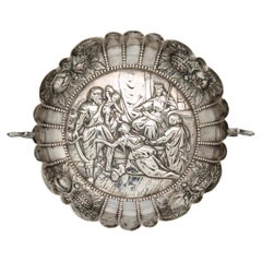 Silver Dish with the Judgment of King Solomon — Nuremberg, Germany, 19th Century