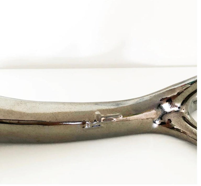 Silver Dog of Roberto Rigon Made in Italy, Art For Sale at 1stDibs