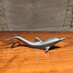 Silver Dolphin Bottle Opener Midcentury Mad Barware