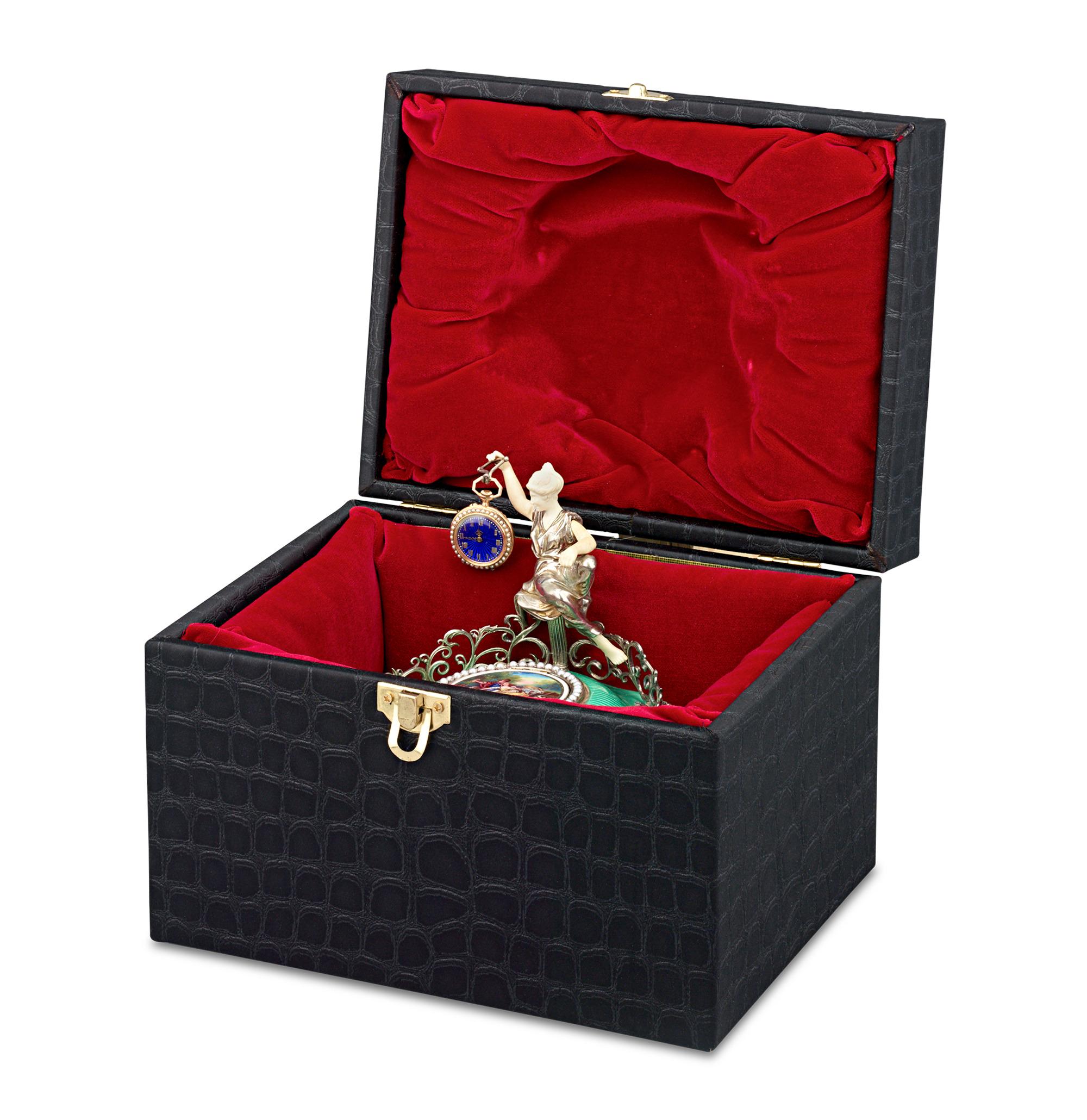 Silver Double Singing Bird Box 1