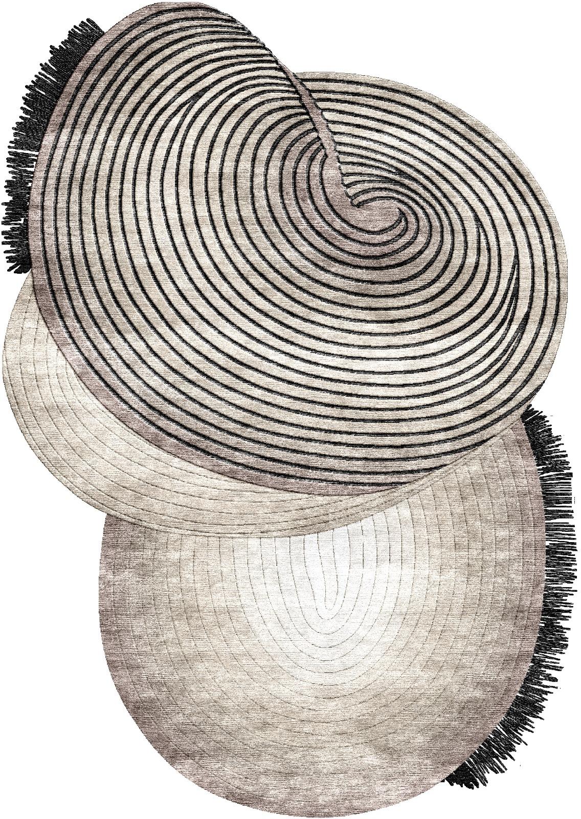 SILVER DRIFT - Tappeto fatto a mano da Rugs
Co.