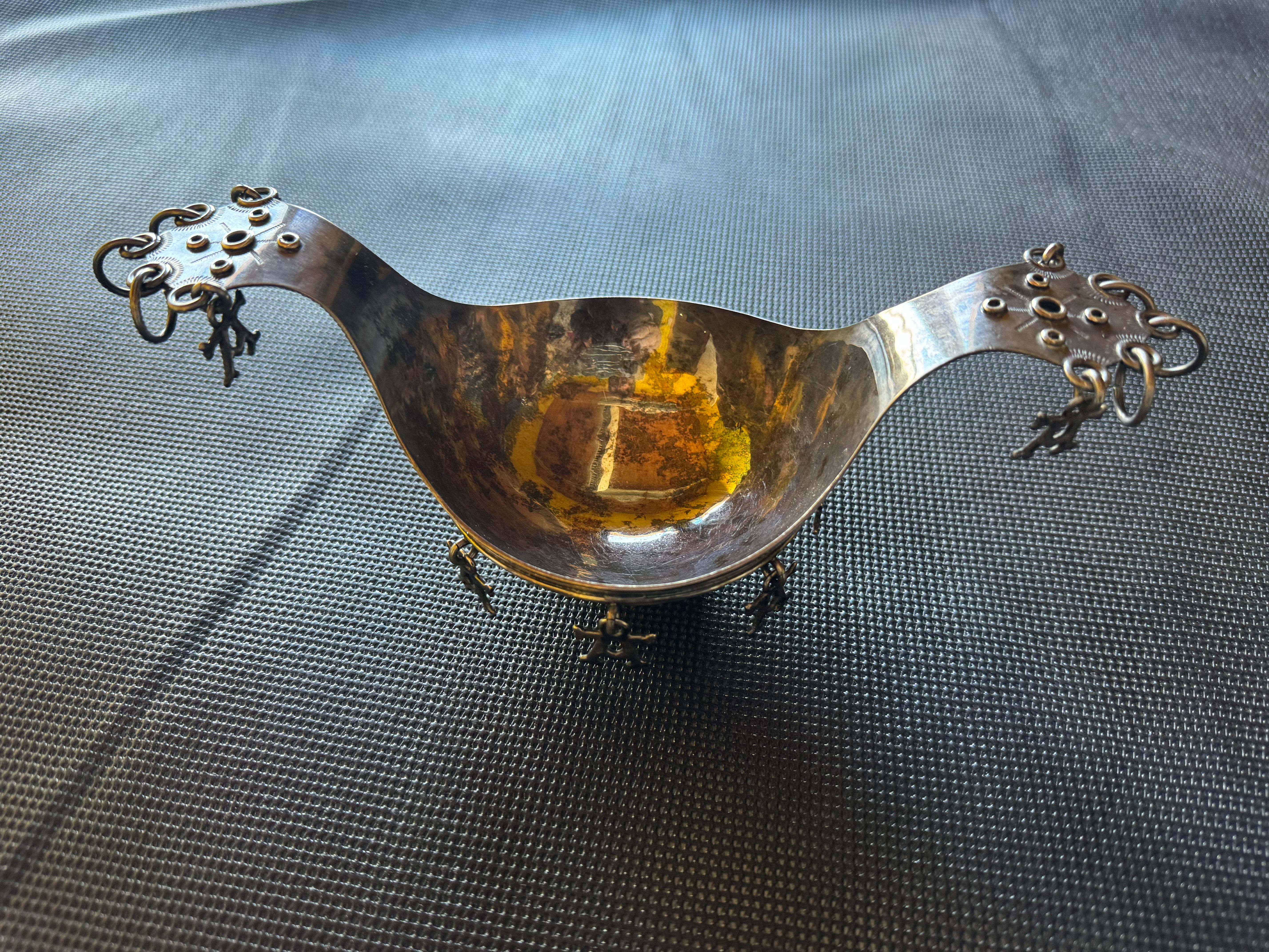 da uomo o donna Ciotola d'argento - Kuksa artigianale di Kautokeino, Norvegia  Juhls Design in vendita