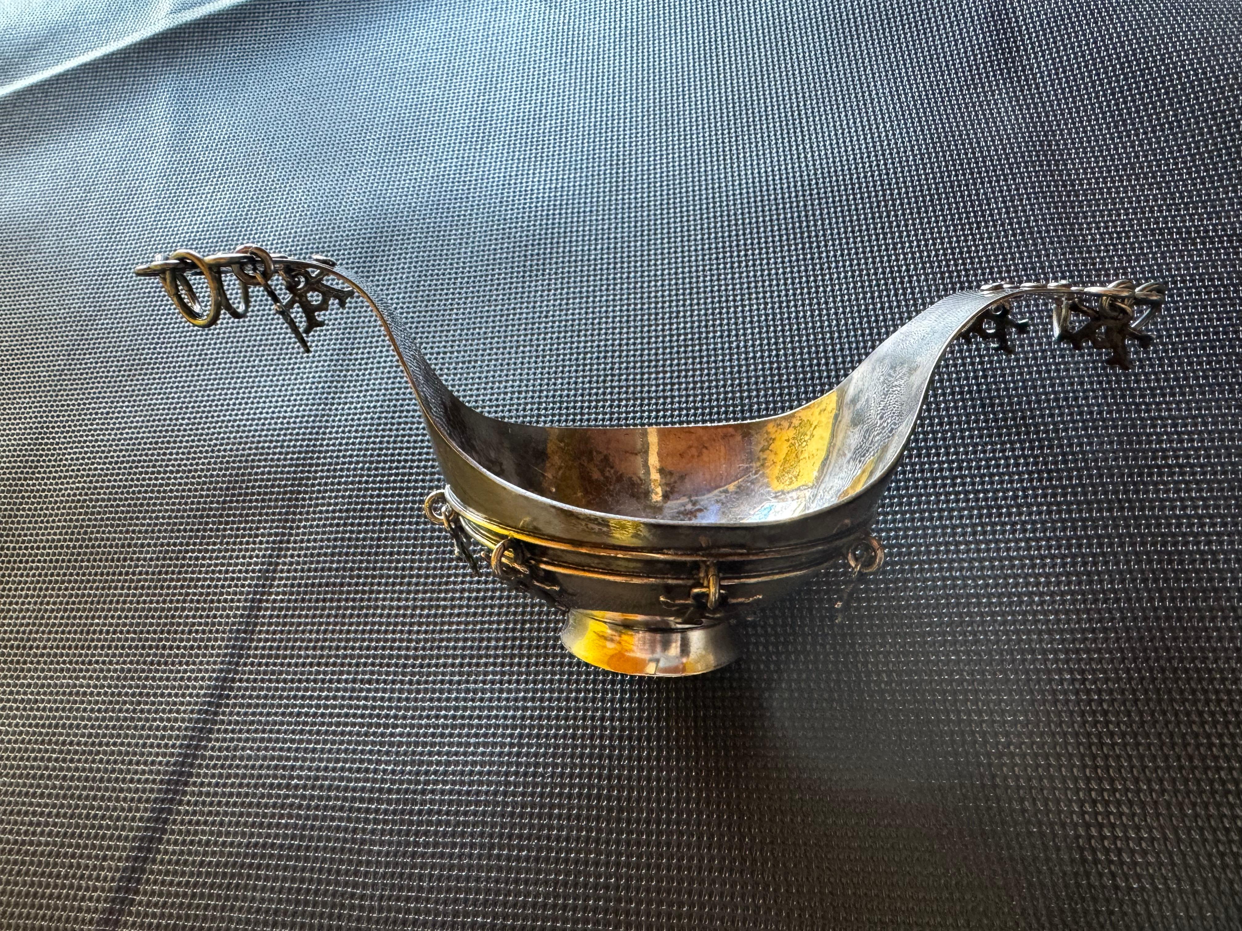 Ciotola d'argento - Kuksa artigianale di Kautokeino, Norvegia  Juhls Design in vendita 4