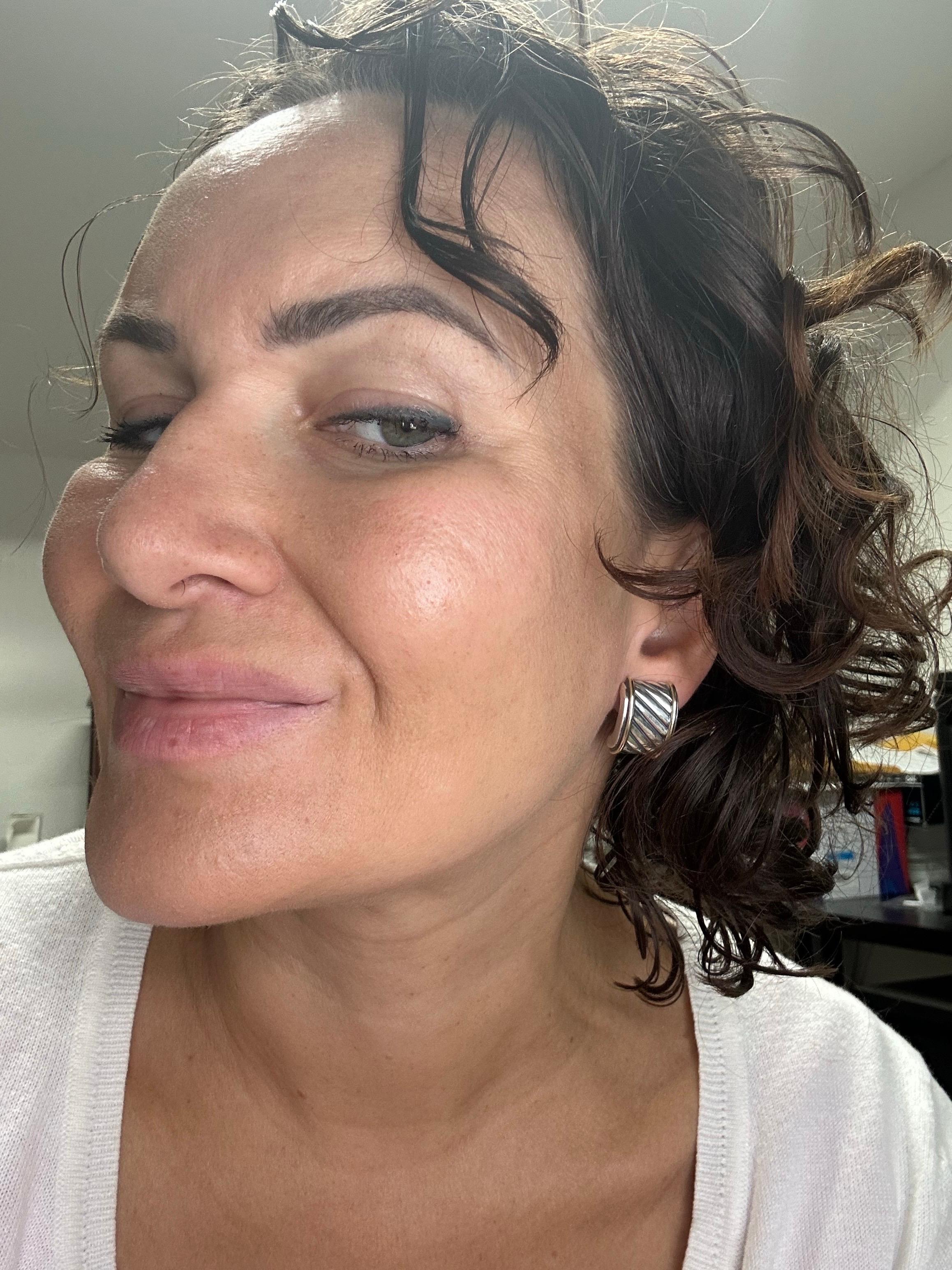 Silver earrings by David Yurman large For Sale 3