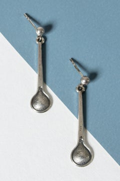 Silberne Ohrringe von Aksel Holmsen