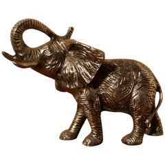 Silver Elephant Desk Ornament