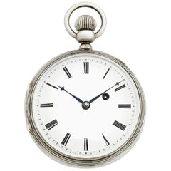Used Silver Erotic Pocket Watch by Breguet & Fils
