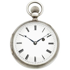 Montre de poche érotique en argent de Breguet & Fils