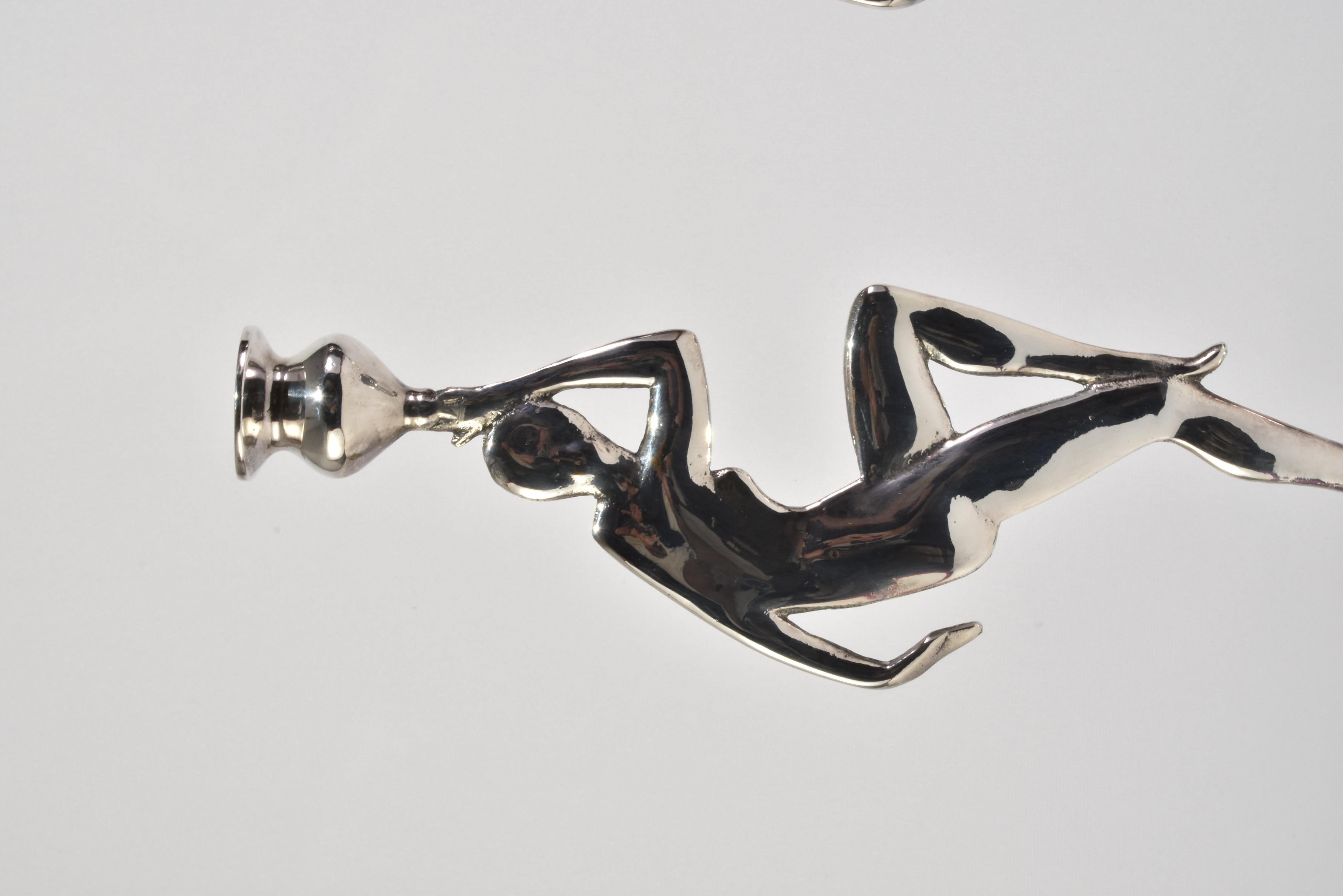XX secolo Portacandele figurati in argento in vendita