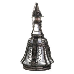 Silver Filigree Bottle - Handmade